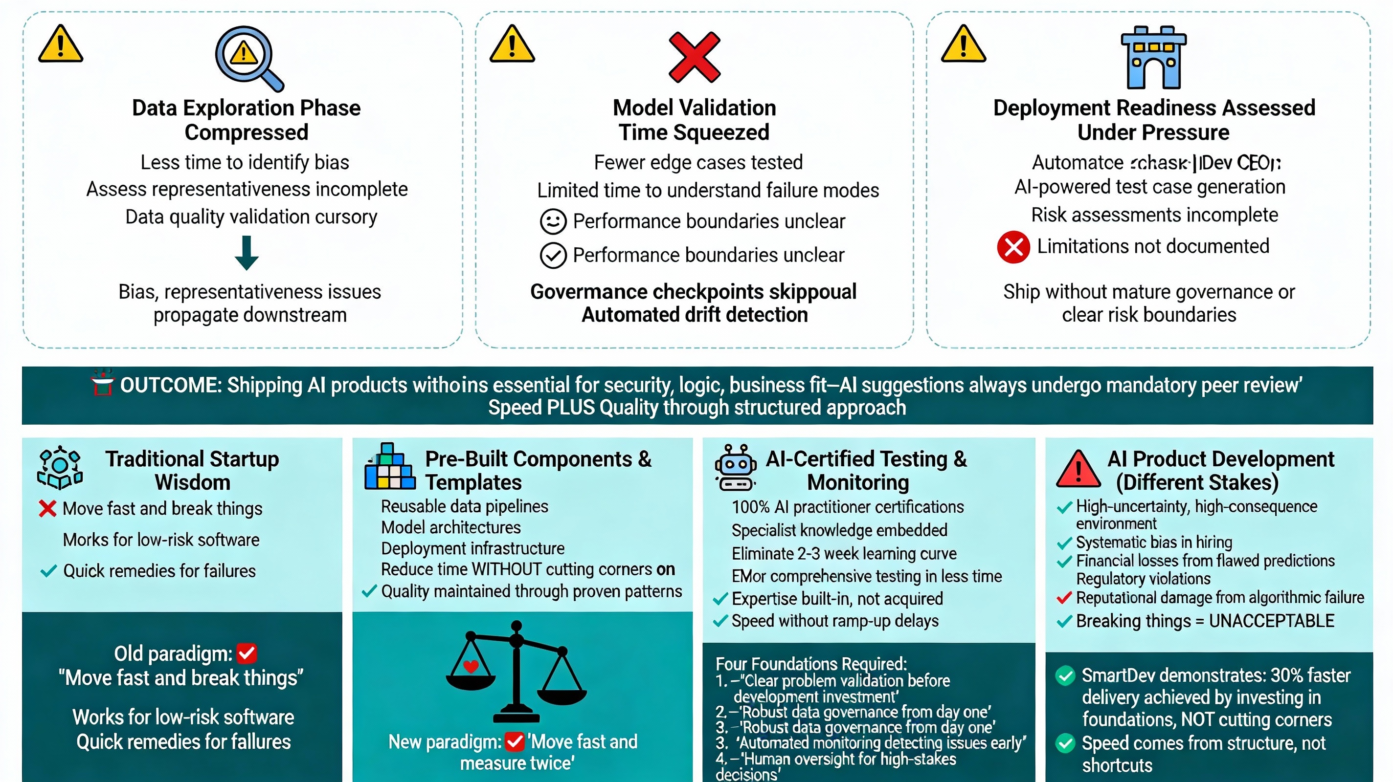 Compressed Timeline Implications: Why Fast AI Delivery Requires Foundations, Not Shortcuts
