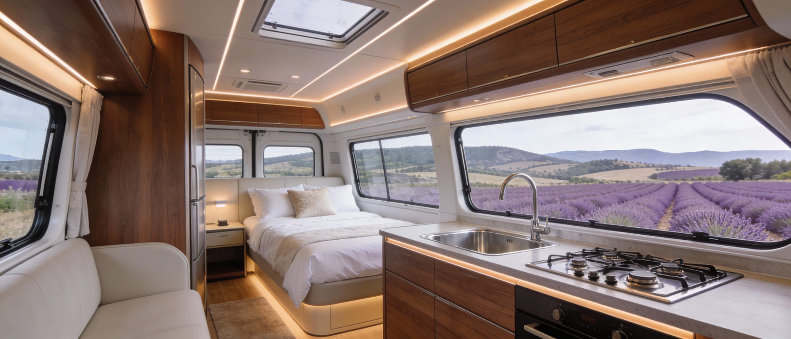 Intérieur premium du van