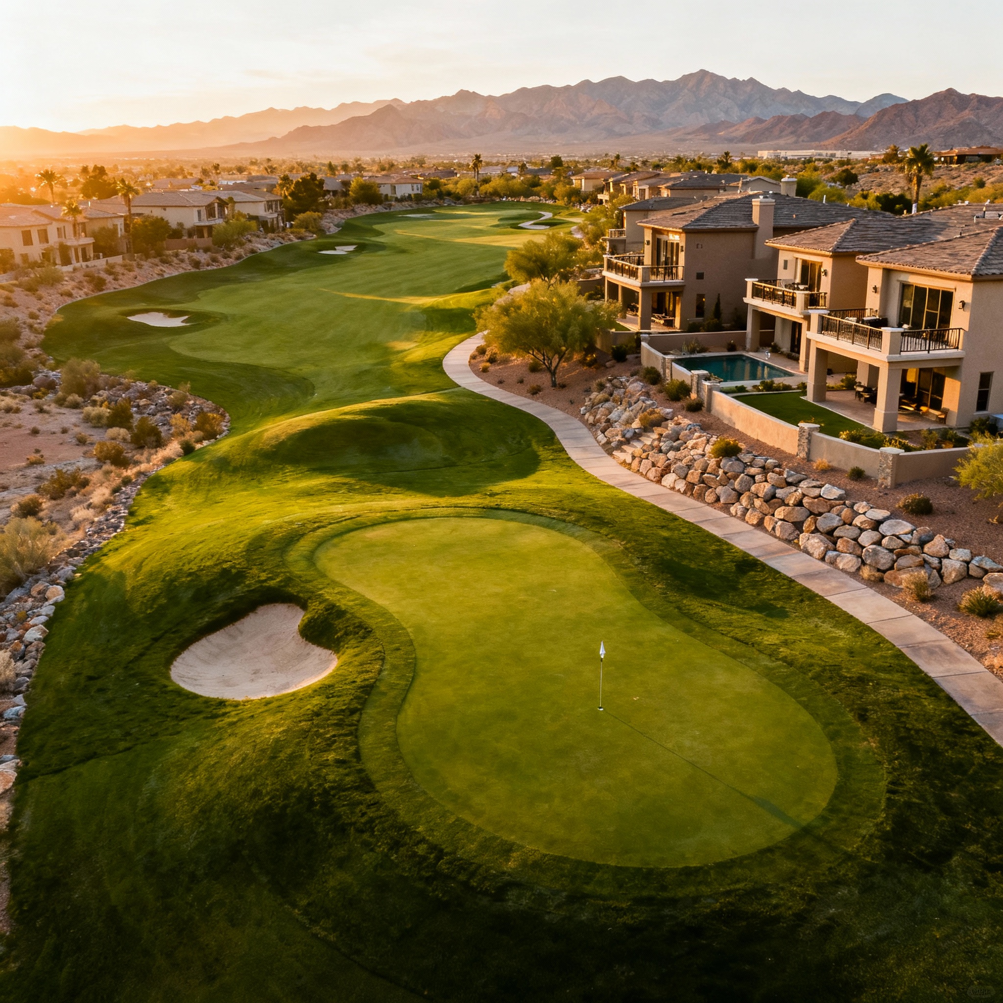 Southern Highlands Golf Course community Las Vegas Nevada luxury homes and championship greens