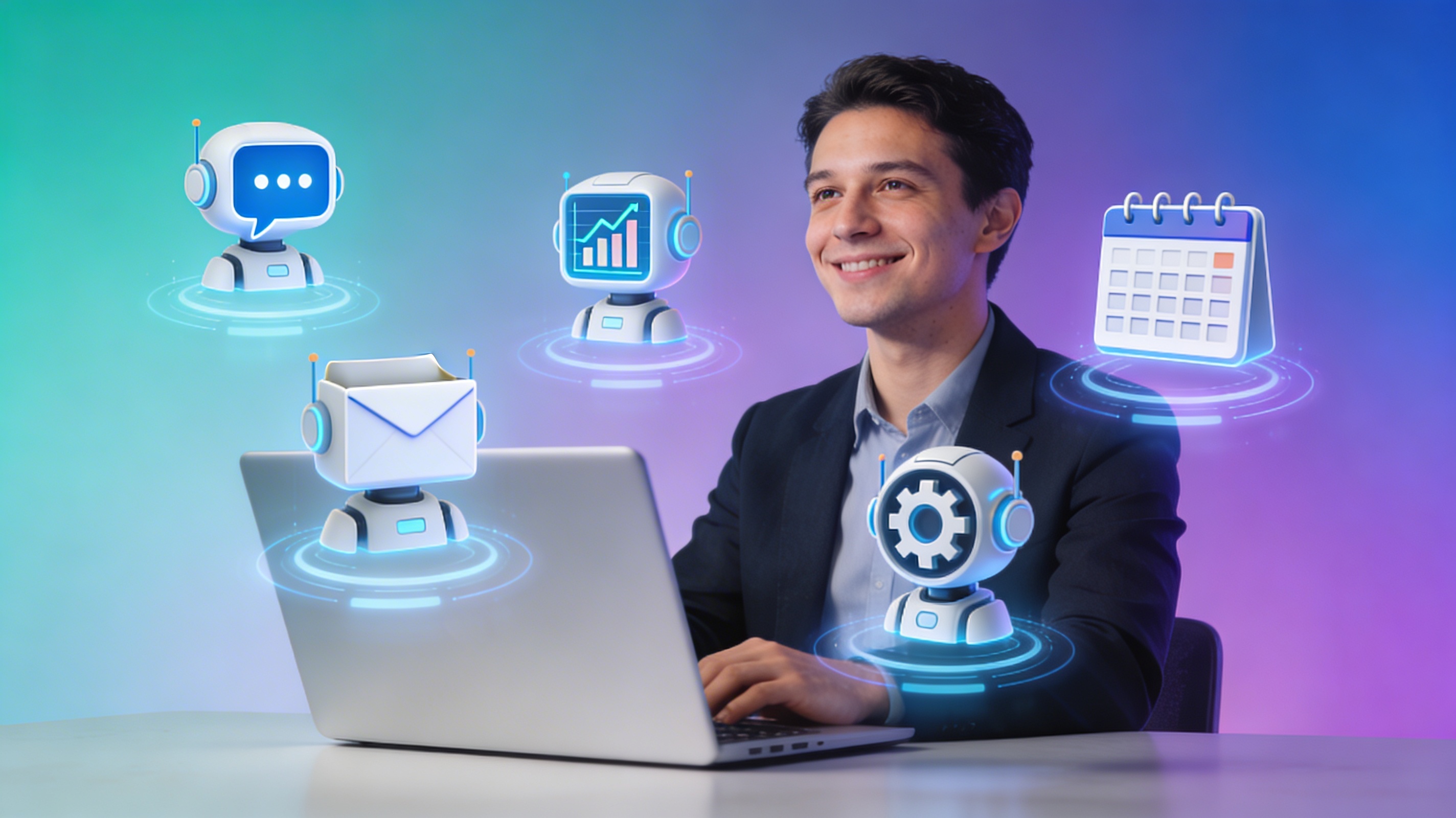 AI Agent Team Managing Business Operations