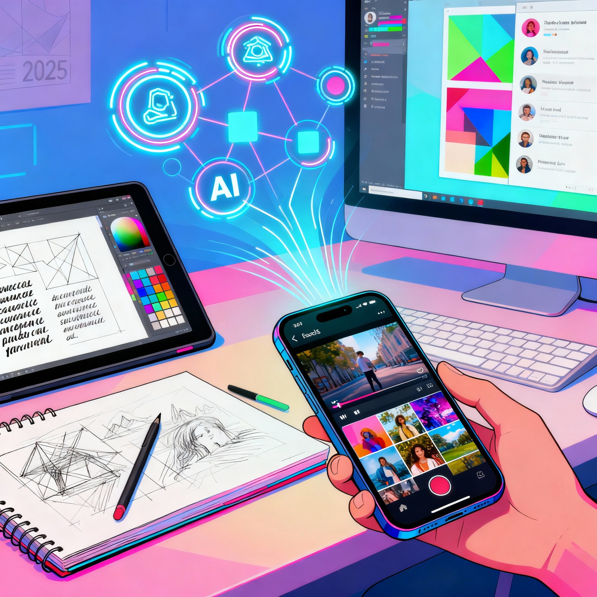 Content Creation in 2025: AI tools, short videos, and user-generated content