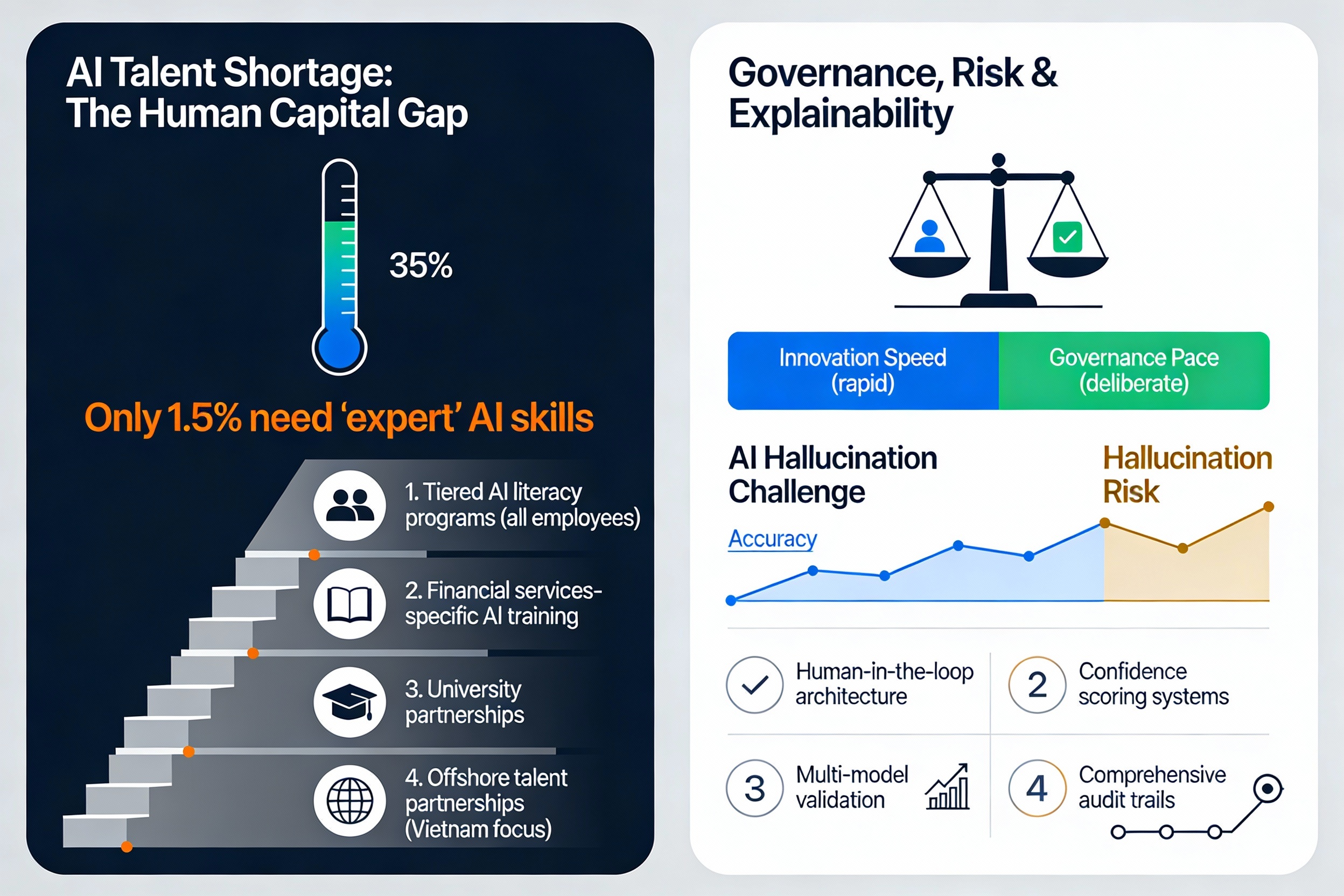 AI Talent Shortage and Governance Challenges in BFSI - Strategic Solutions and Development Approaches
