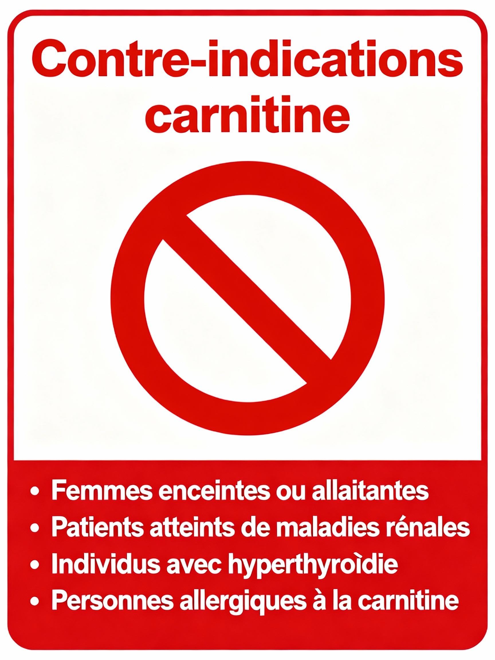 Contre-indications et populations à risque