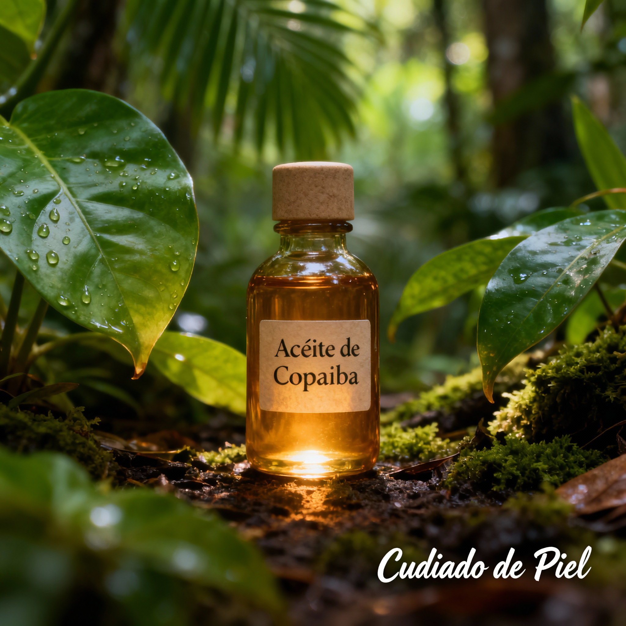 Aceite de copaiba natural para el cuidado de la piel