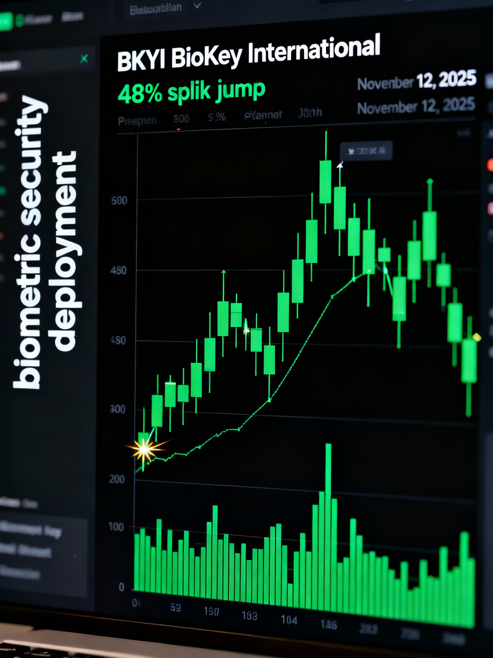 BKYI Intraday Candlestick Chart
