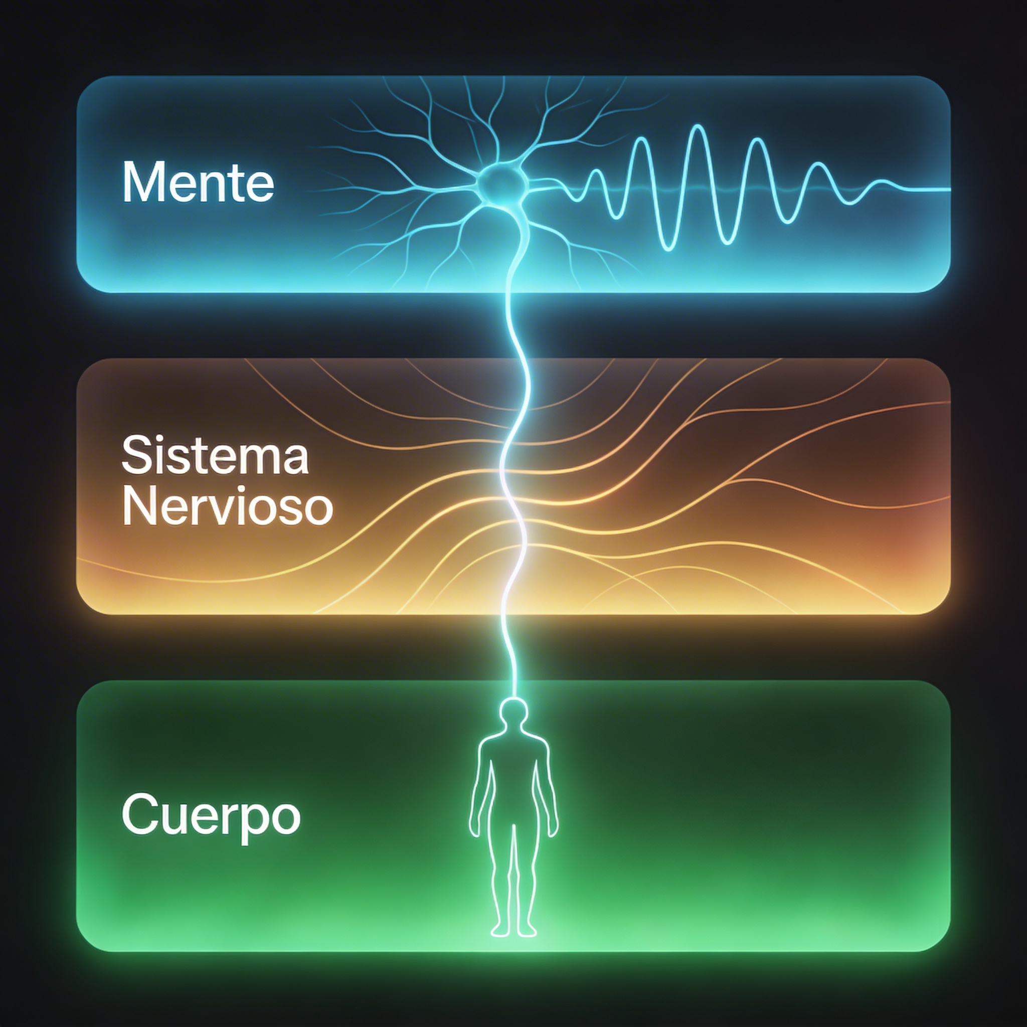 Diagrama mente sistema nervioso cuerpo