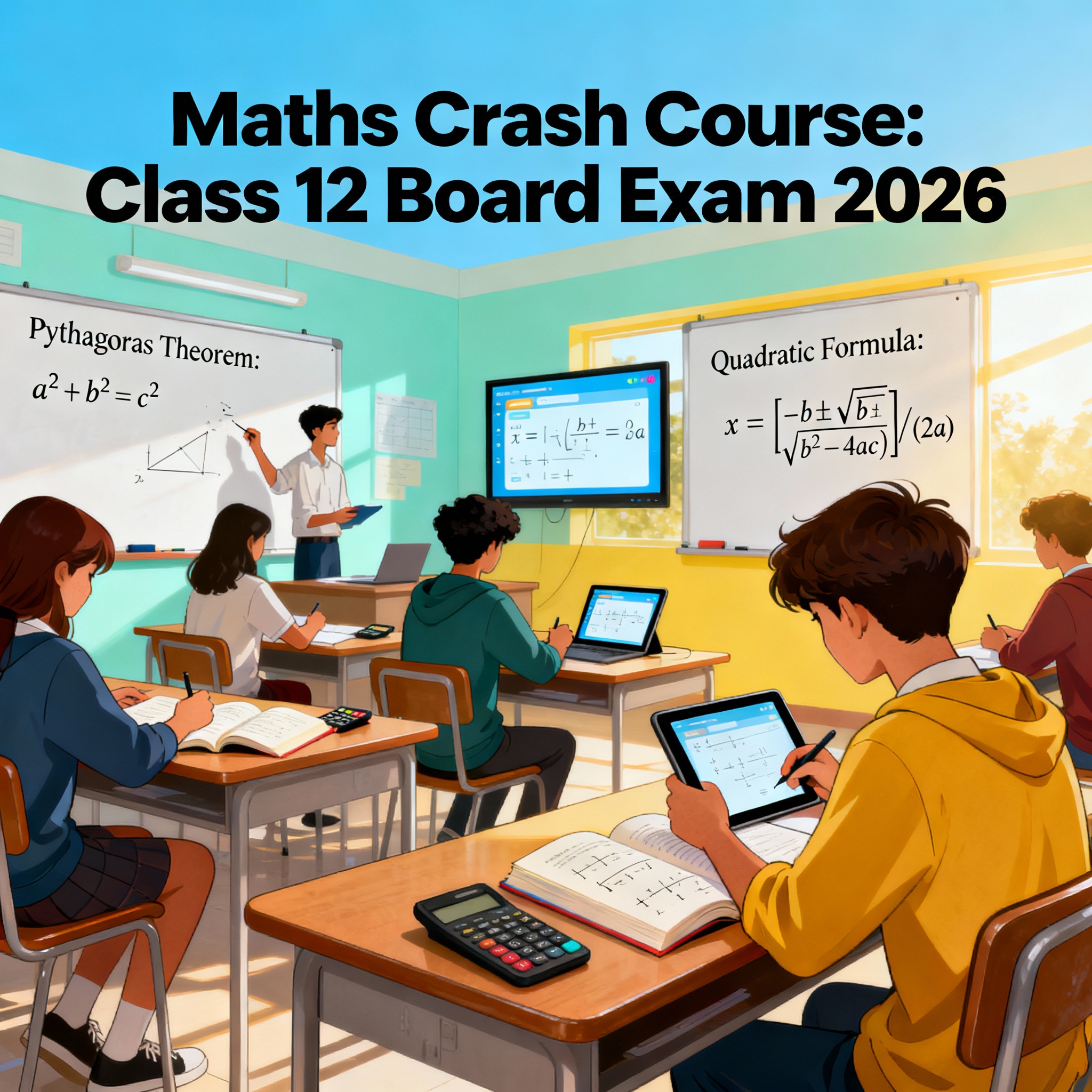 Maths Crash Course for Class 12 Board Exam 2026