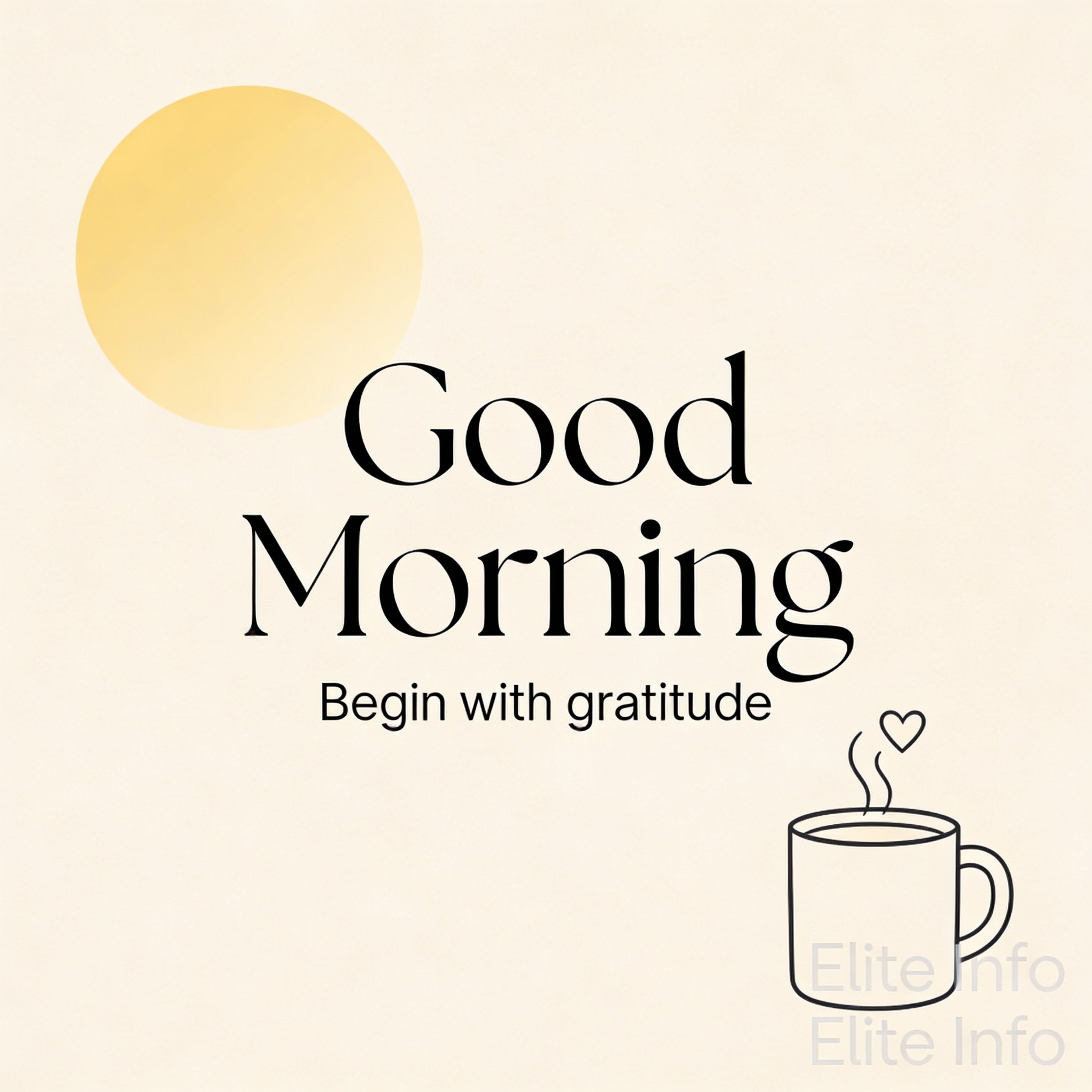 Simple Good Morning Image 3