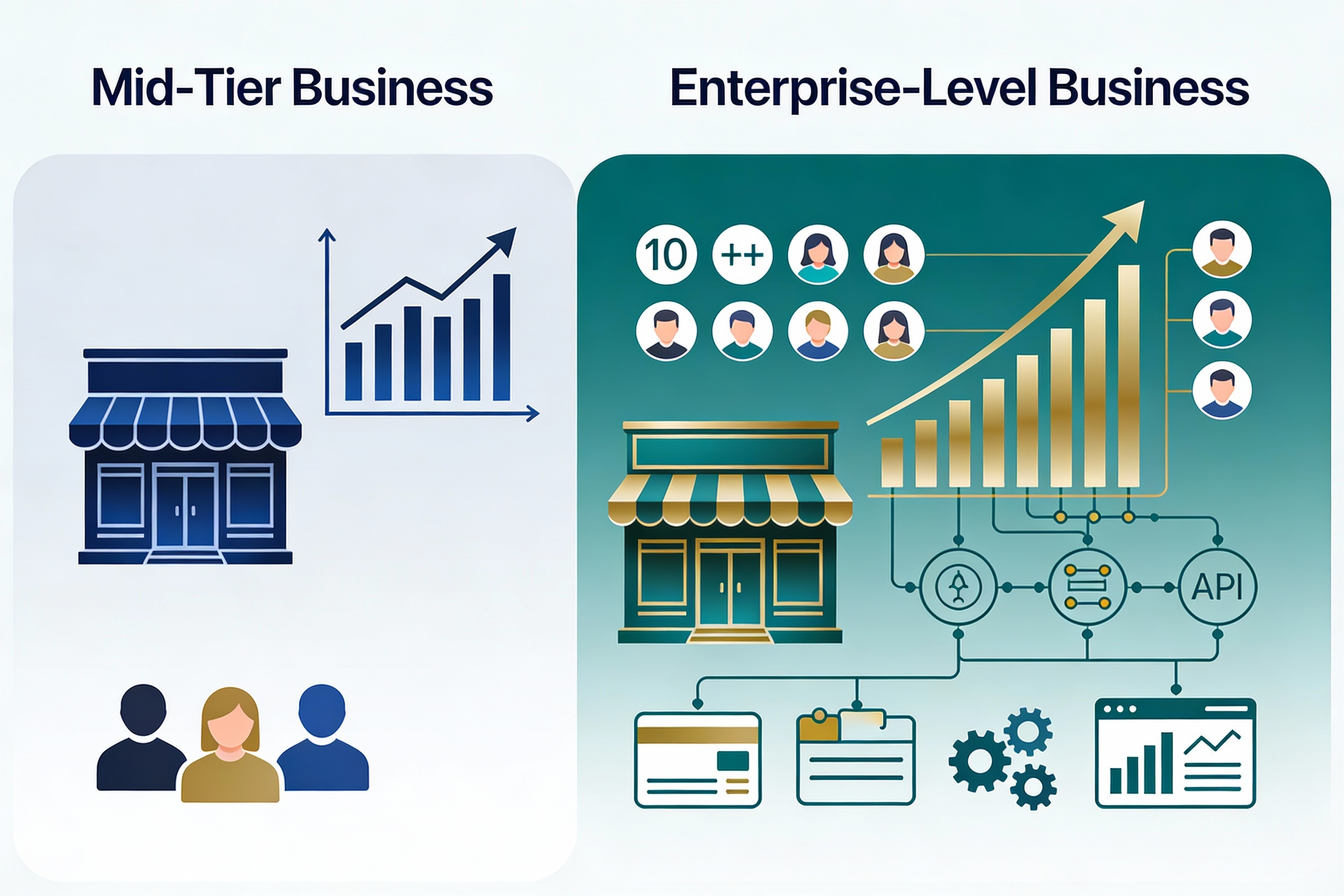 Comparison between Shopify Advanced and Shopify Plus features