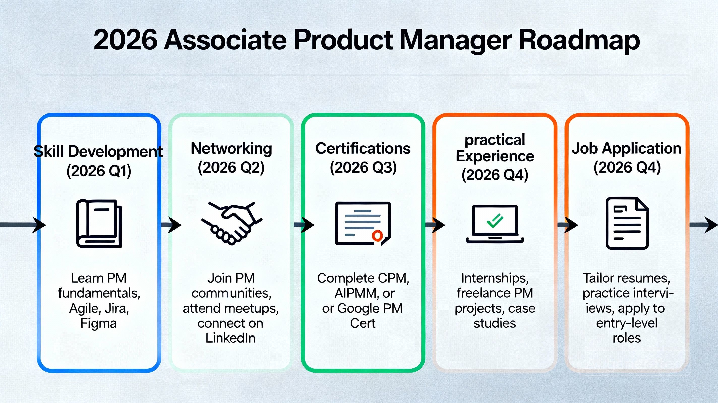 Step-by-step roadmap for 2026 APM career path