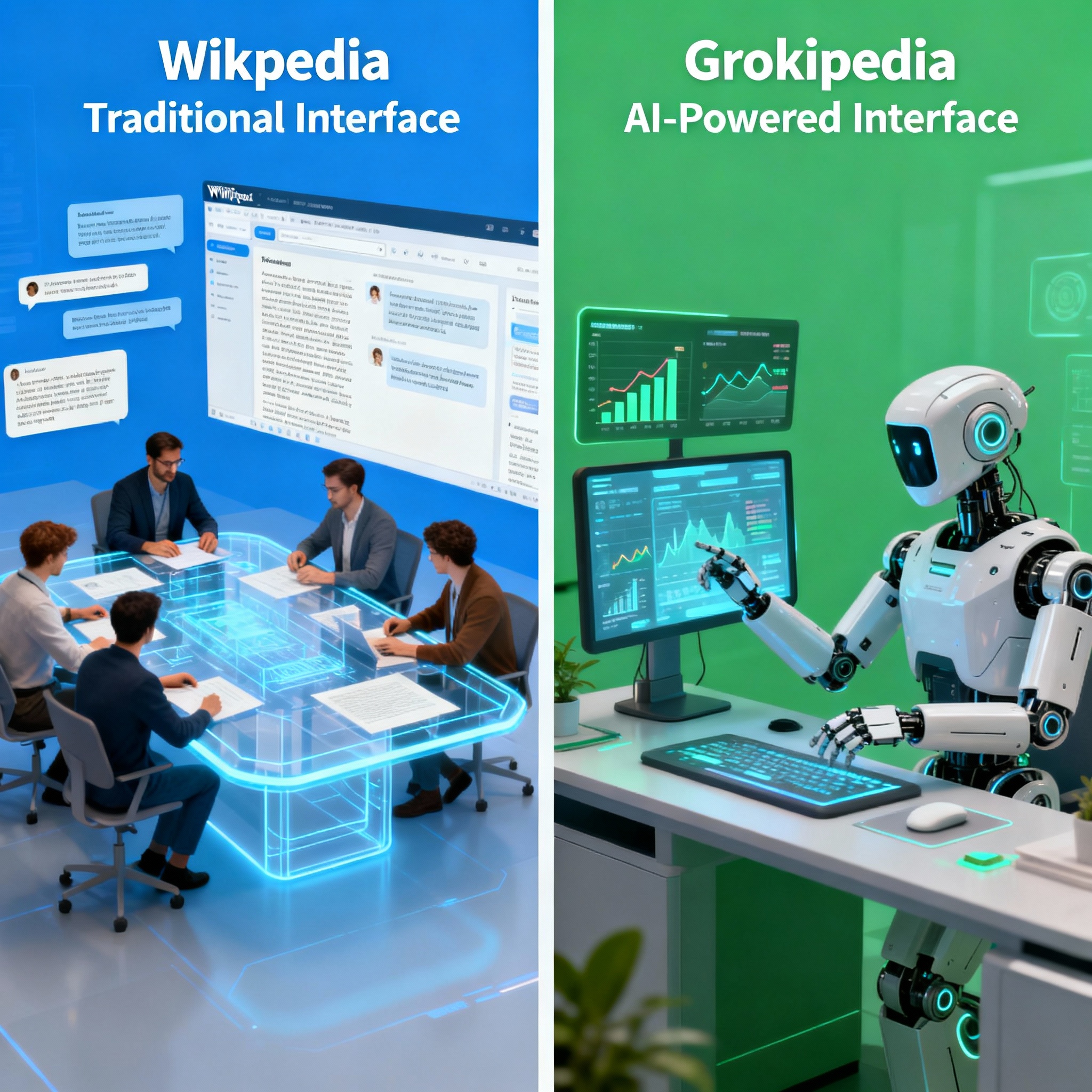 Wikipedia vs Grokipedia Comparison