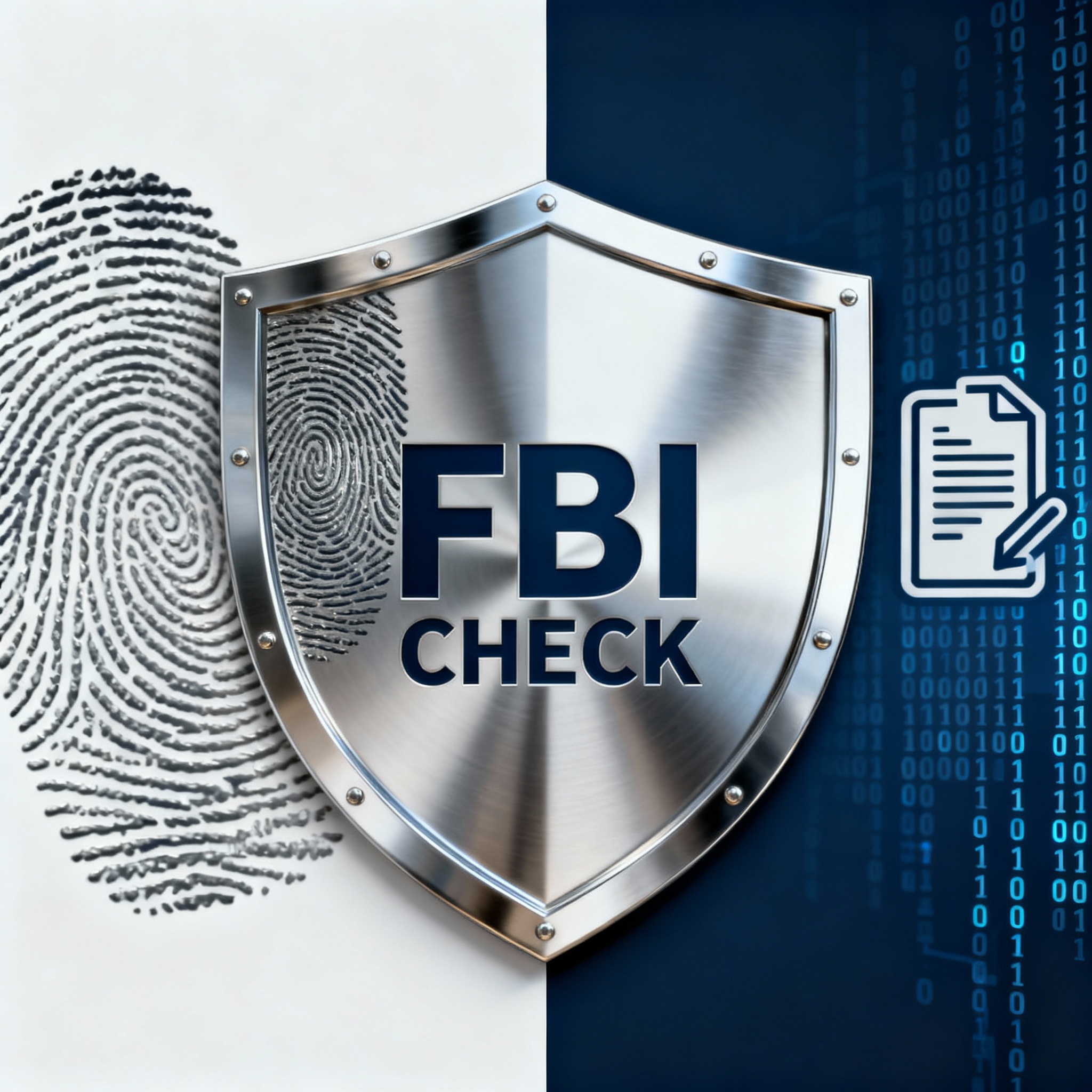 FBI background check security and verification process