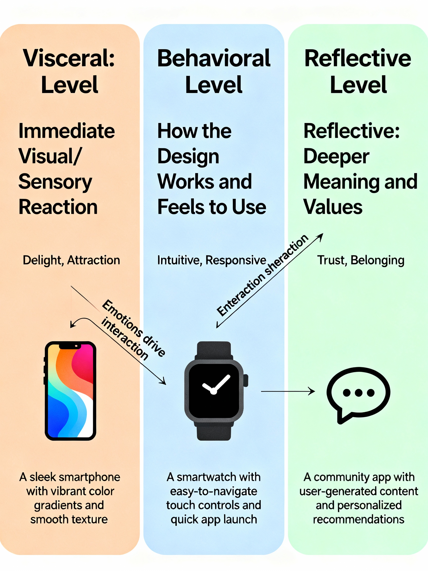The Three Levels of Emotional Design: Visceral, Behavioral, and Reflective