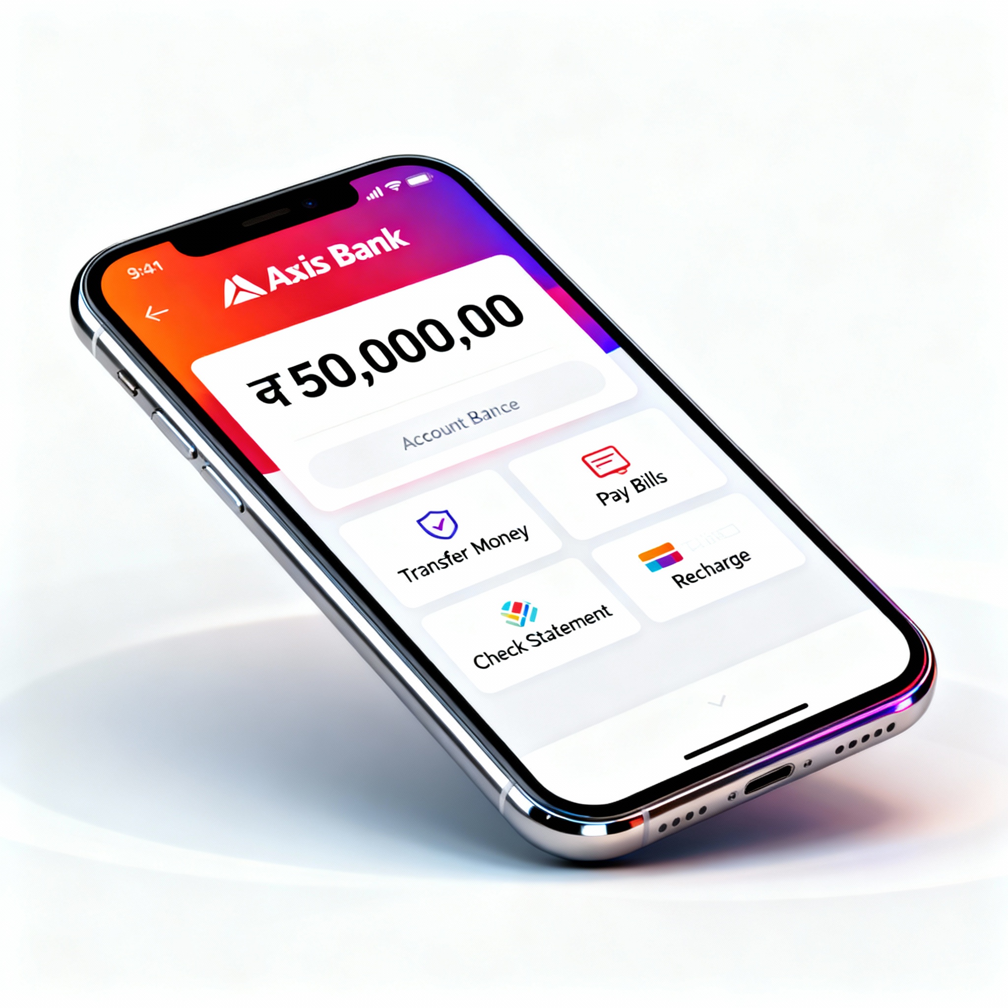 Axis Bank Basic Savings Account—A Smart & Simple Way to Save in 2025 4 Axis Bank mobile banking app interface for Basic Savings Account users