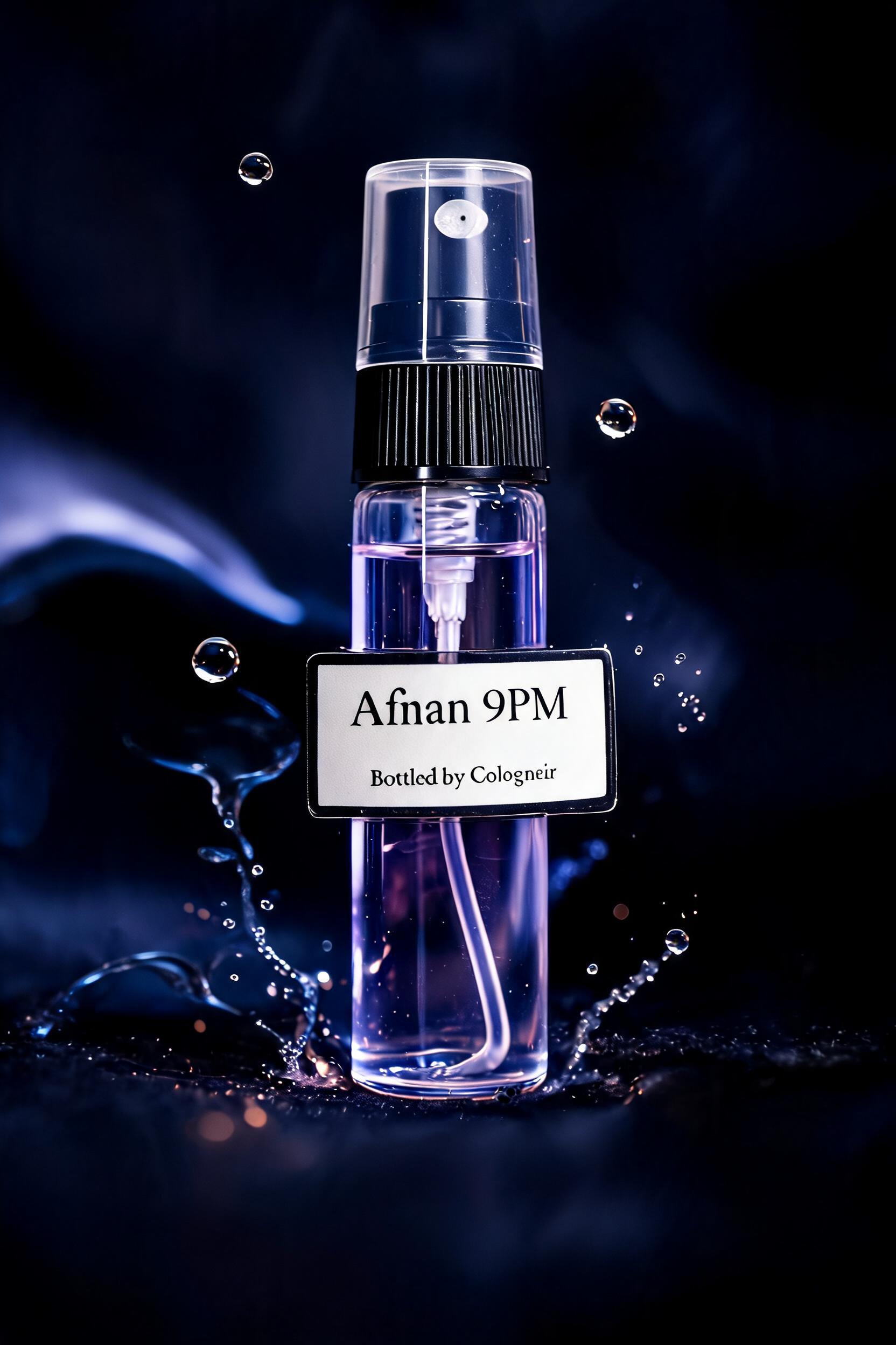 Cinematic Afnan 9PM decant advertisement