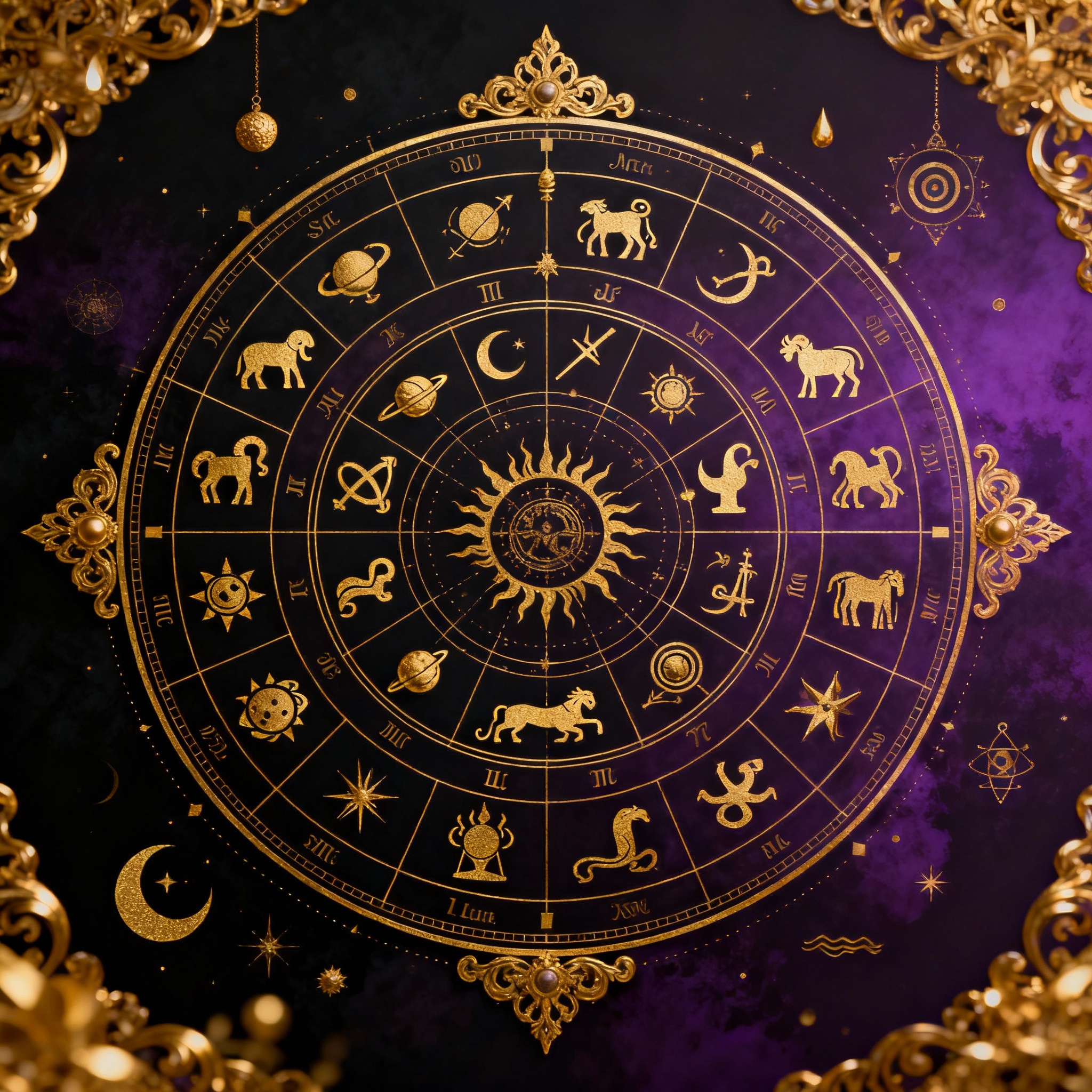 Vedic astrology chart