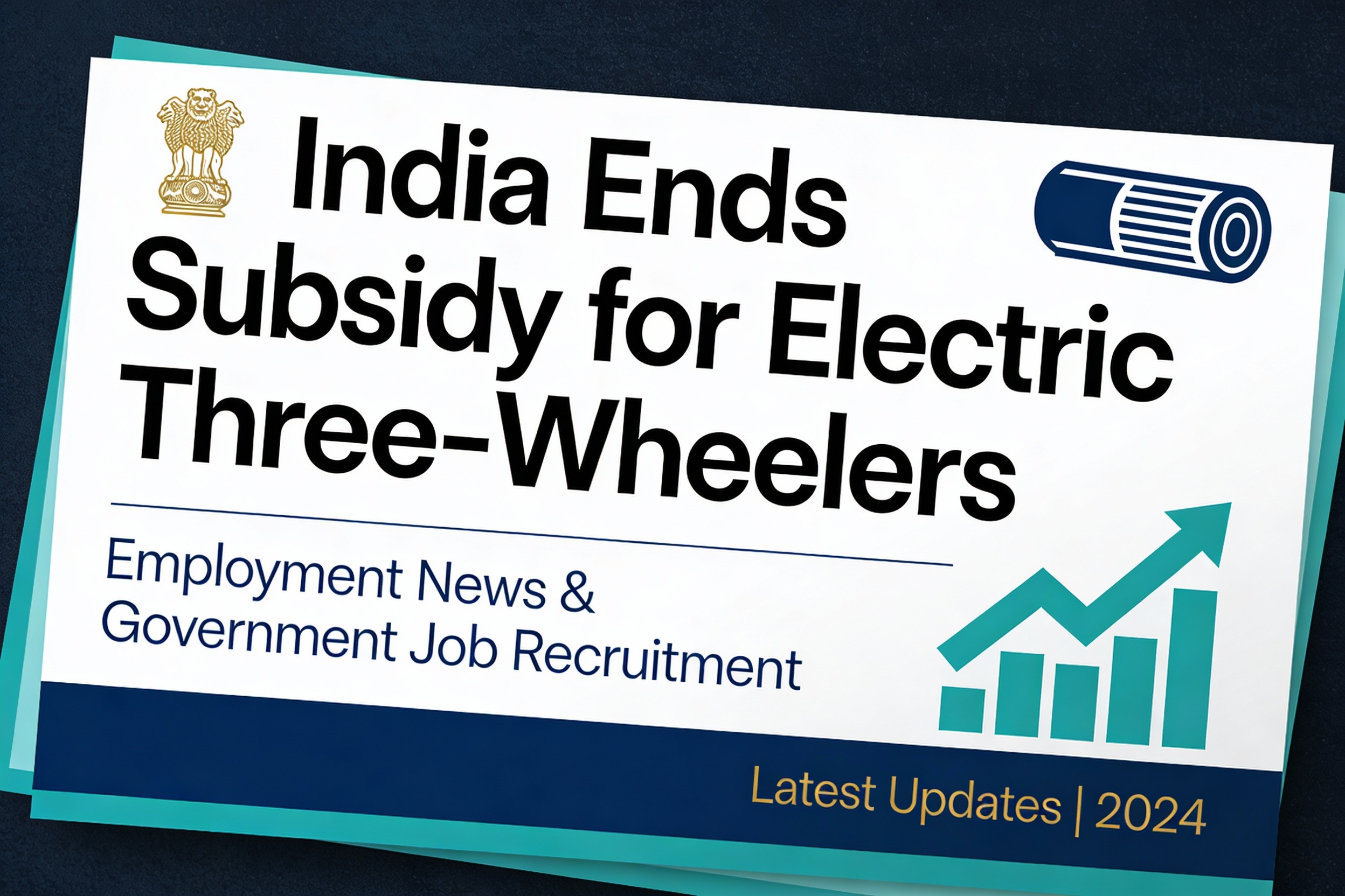 India Ends Subsidy for Electric Three-Wheelers