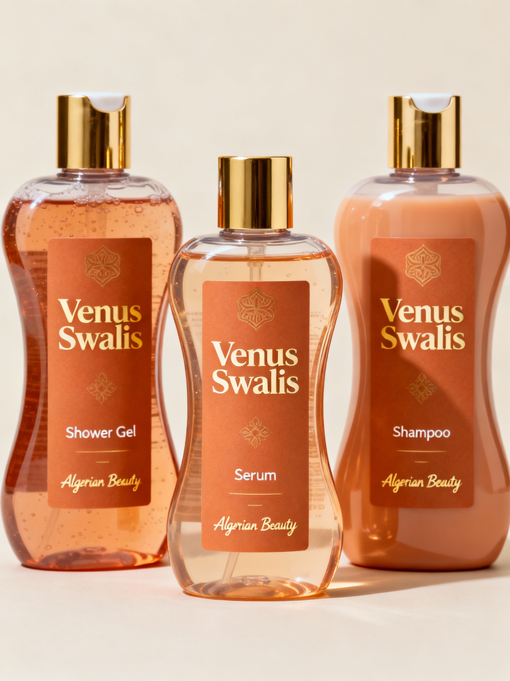 Marques cosmétiques algériennes : Vénus et Swalis leaders du marché Marques cosmétiques algériennes - Vénus Swalis produits best-sellers gels douche sérums