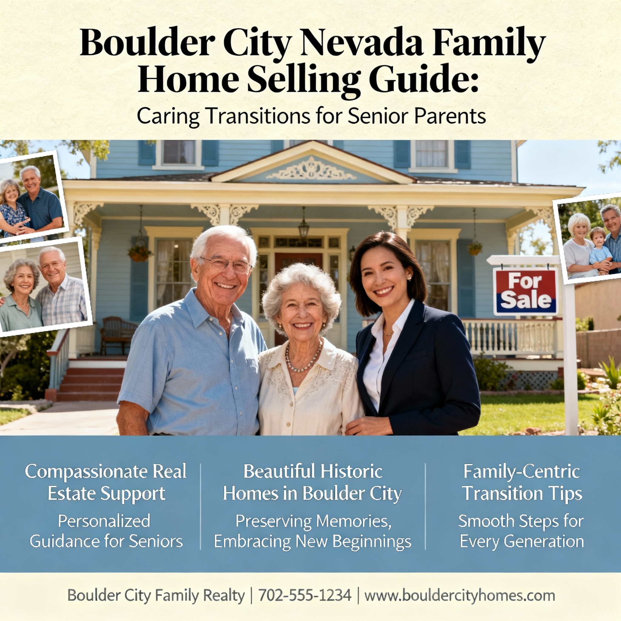 Selling parents home Boulder City Nevada probate process downsizing senior relocation estate planning family support
