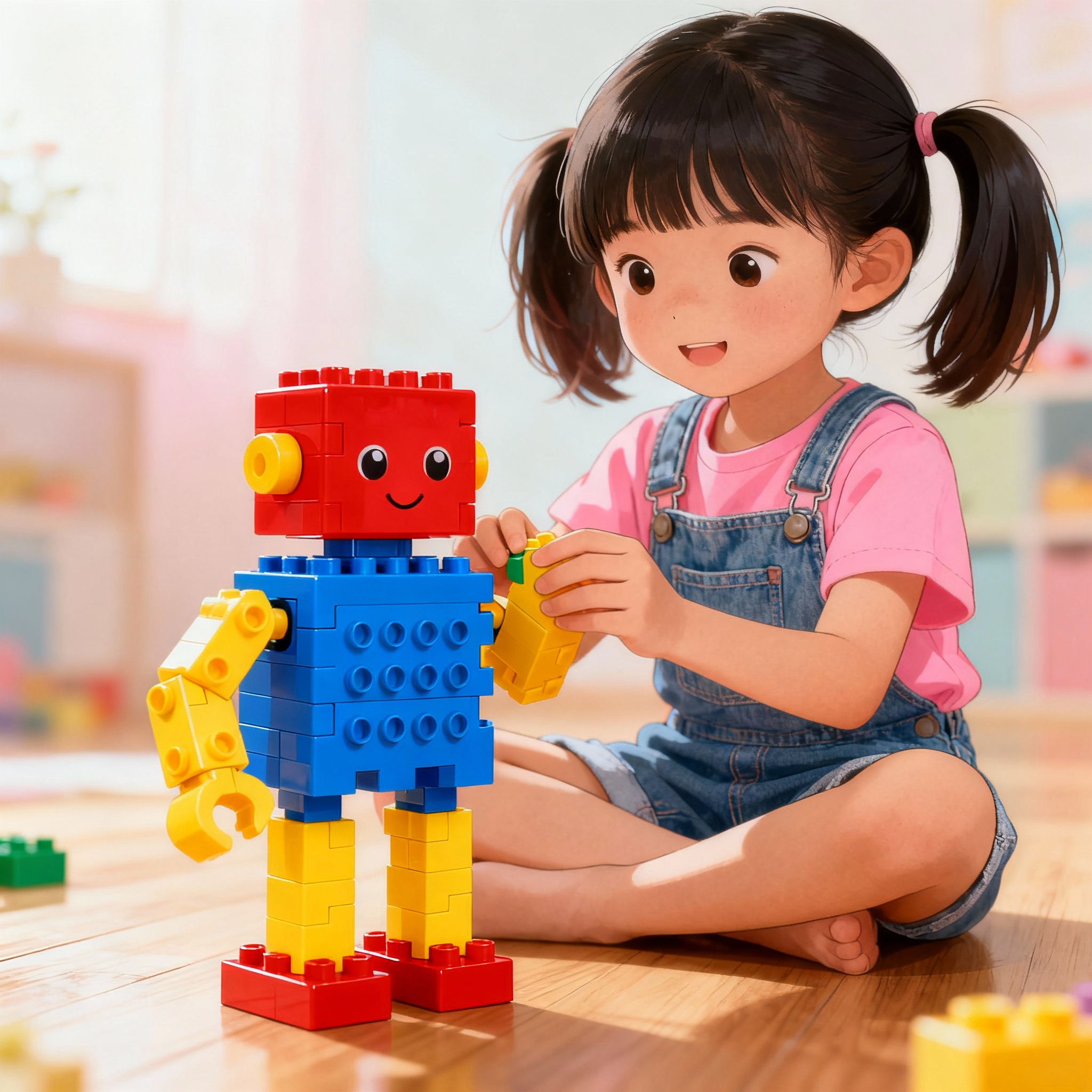 Tu Anh building and creating with imagination