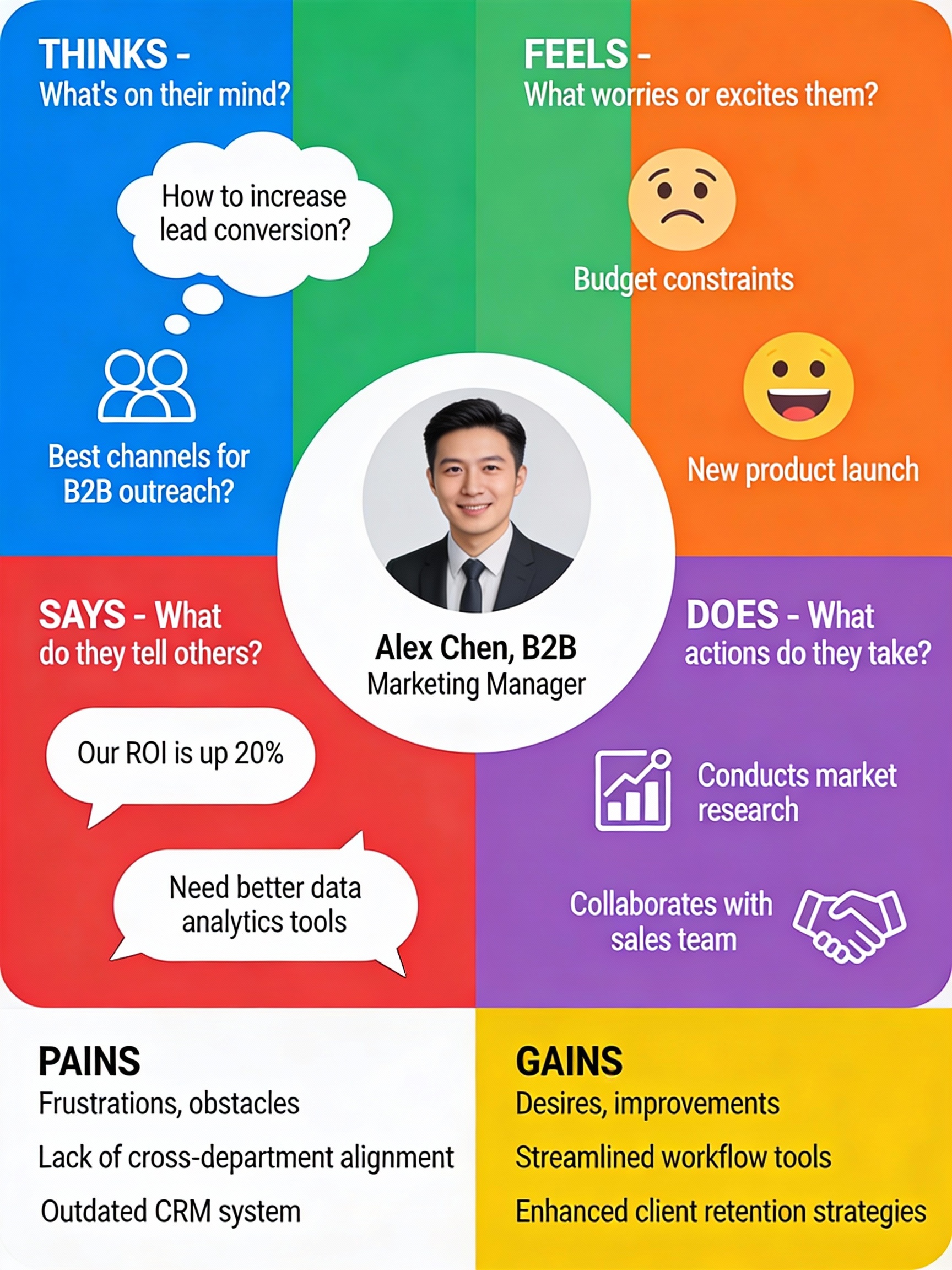 Empathy Map Framework for deeper persona understanding